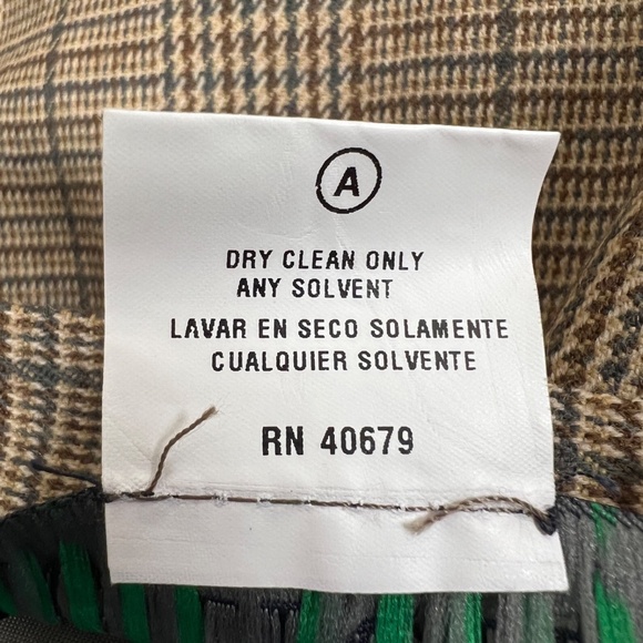 NWT Women’s Harve Benard Collection 100% Wool Brown Tweed Straight Skirt Size 10 - Picture 6 of 7